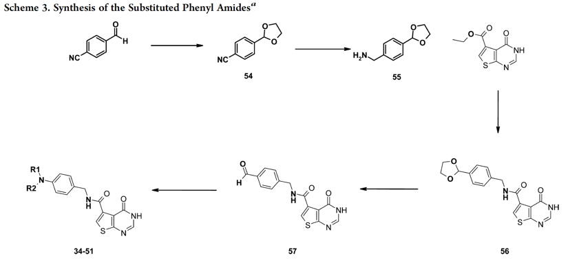 Synthetic scheme for TrmD inhibitors